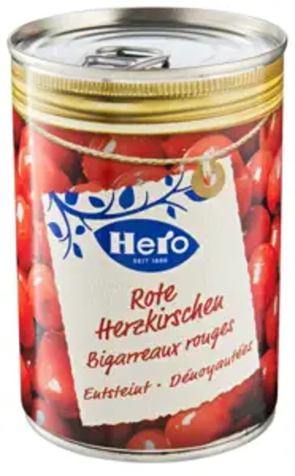 Rote Herzkirschen ohne Steine 460g