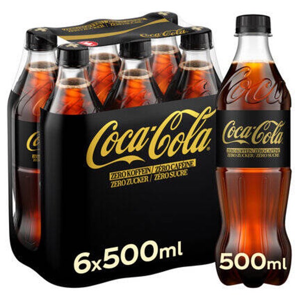 Coca Cola Zero koffeinfrei 6x50cl