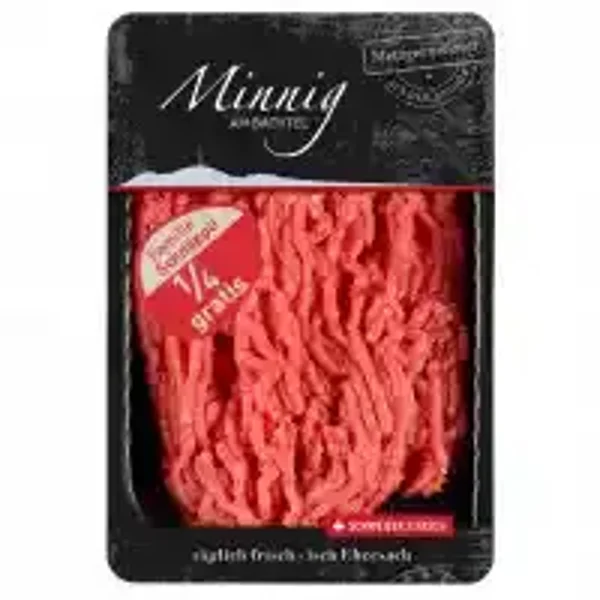 Rinds Hackfleisch Familienpackung 1/4 gratis 500g
