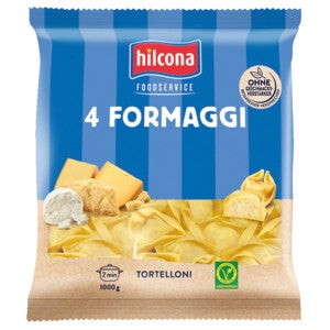 Hilcona Tortelloni 4 Käse mit schwarzem Pfeffer 1Kg