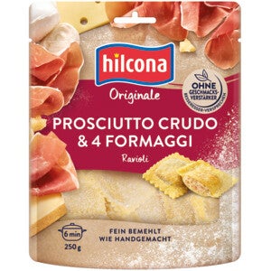 Ravioli Prosciutto Crudo eQuattro Fromaggi 250g