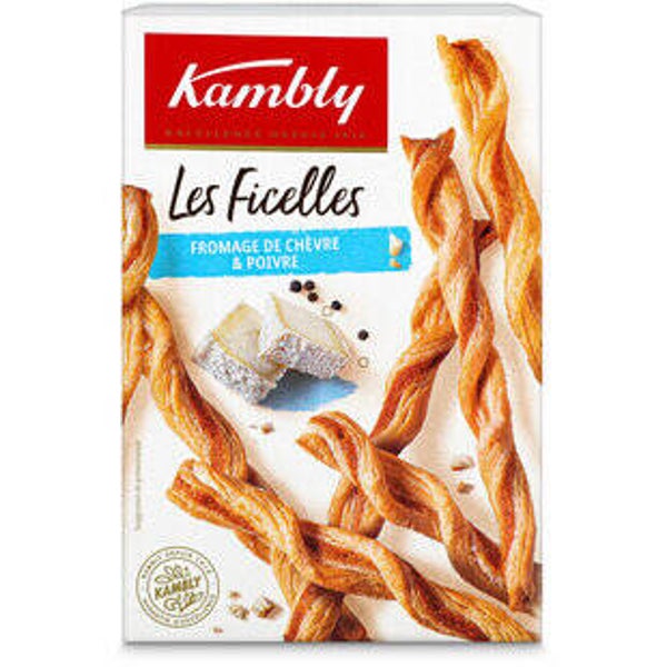 Kamly Les Ficelles Chevre-Poivre 100g