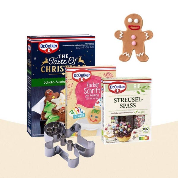 Set Lebkuchenmänner- Plätzchen