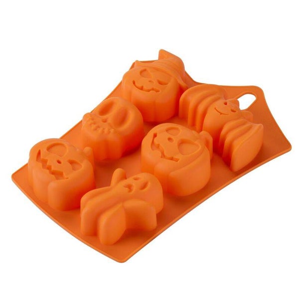 Minikuchenform/Eiswürfelformer Halloween- Motive