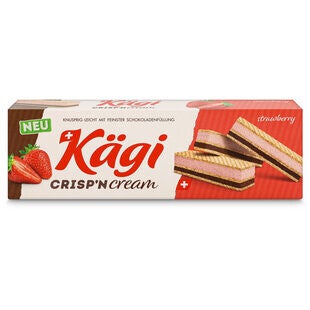 Kägi Crispn Cream Strawberry 110g