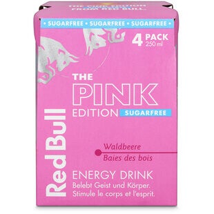 Red Bull Pink Sugarfreim4x25cl