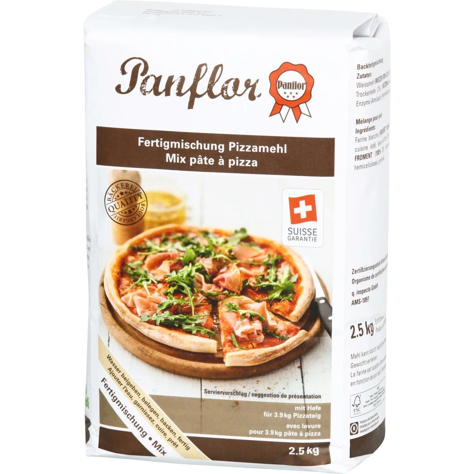 Fertigmix Pizzateig 2.5kg