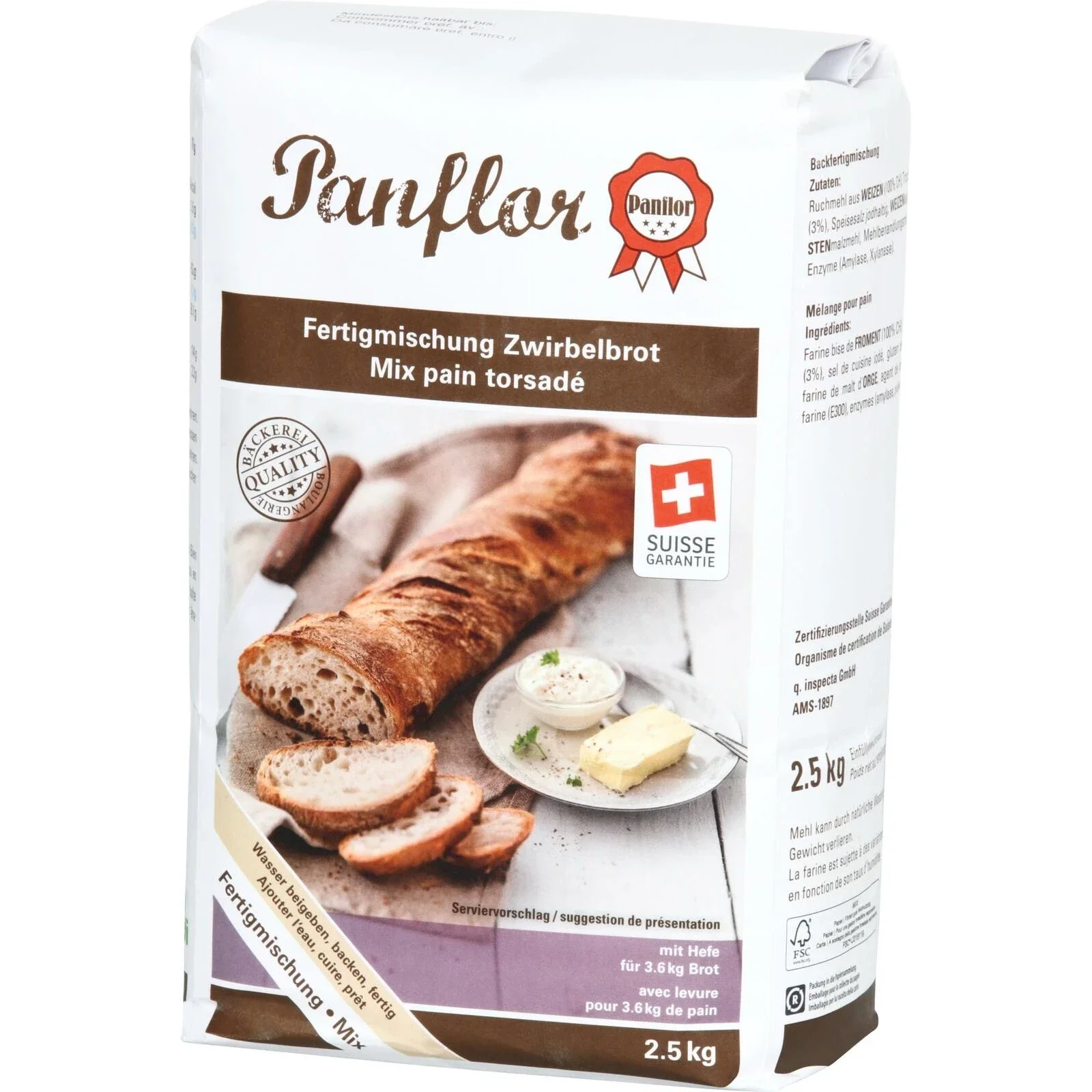 Fertigmix Zwirbelbrot 2.5kg