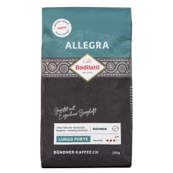Kaffe Lungo Forze Allegra gemahlen 250g