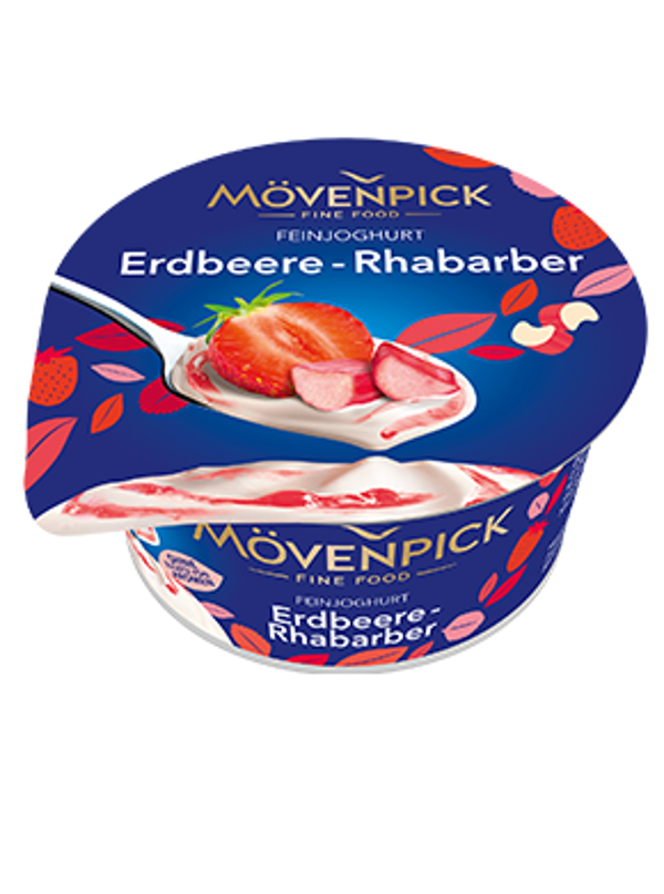 Mövenpick Joghurt Erdbeer-Rhabarber 150g