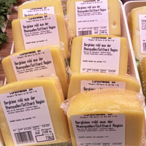 Bergkäse (mild) ca 150g aus der Rheinquellen-/ Gotthar-Region
