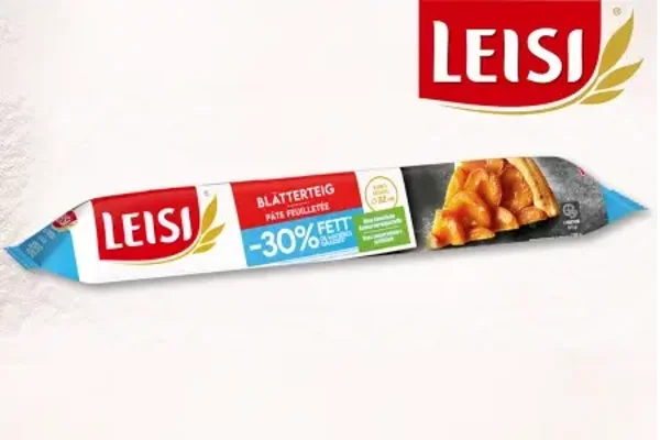 Leisi Blätterteig -30% Fett rund 230g