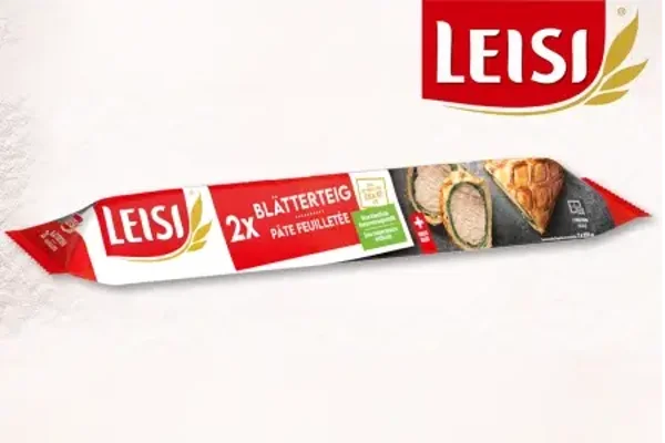 Leisi Blätterteig eckig ausgewallt 28x42cm