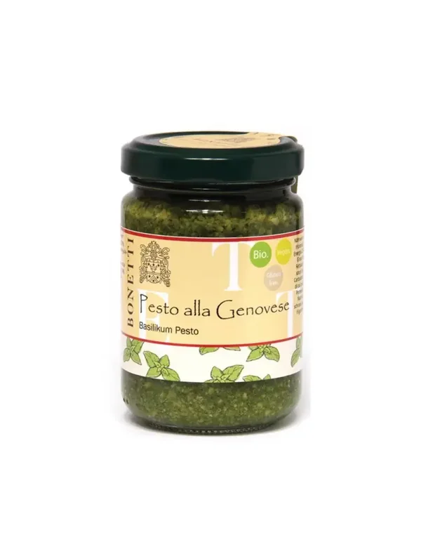Bio Pesto alla Genovese-Basilikum Pesto 130g Vegan Glutenfrei