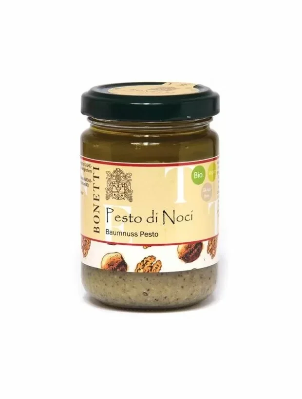 Bio Pesto di Noci Baumnuss Pesto 130g Vegan Glutenfrei