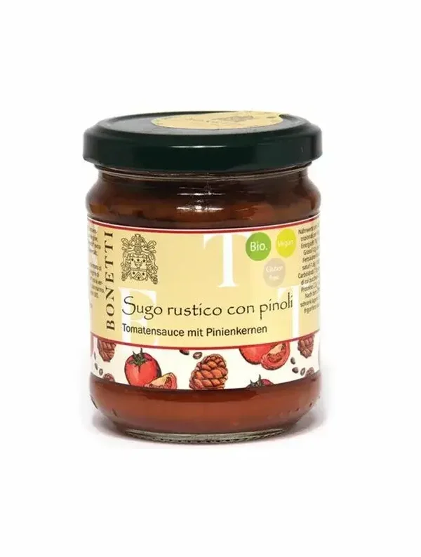 Bio Sugo rusticocon Pinoli Pinienkernen 180g Vegan Glutenfrei
