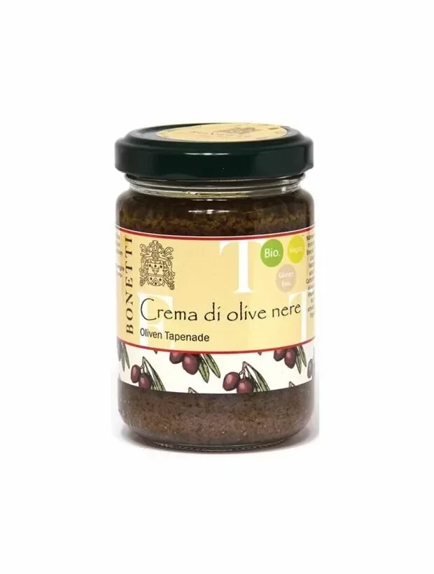 Bio Pesto di Olivenere Oliven Tapenade 130g Vegan Glutenfrei