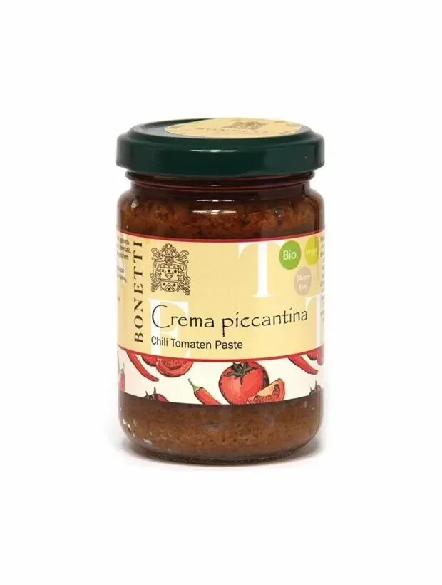 Bio Crema piccantina Chili Tomaten Pesto 130g Vegan Glutenfrei