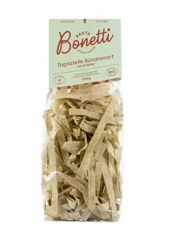 Bio Tagliatelle Kräuter 10mm 250g Vegan