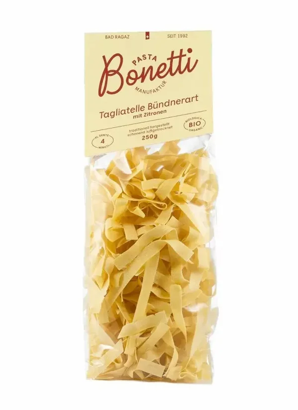 Bio Tagliatelle Zitronnen 10mm 250g Vegan
