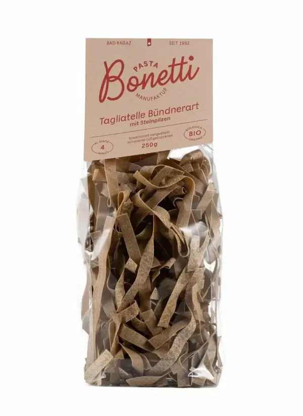 Bio Tagliatelle Steinpilze 10mm 250g Vegan