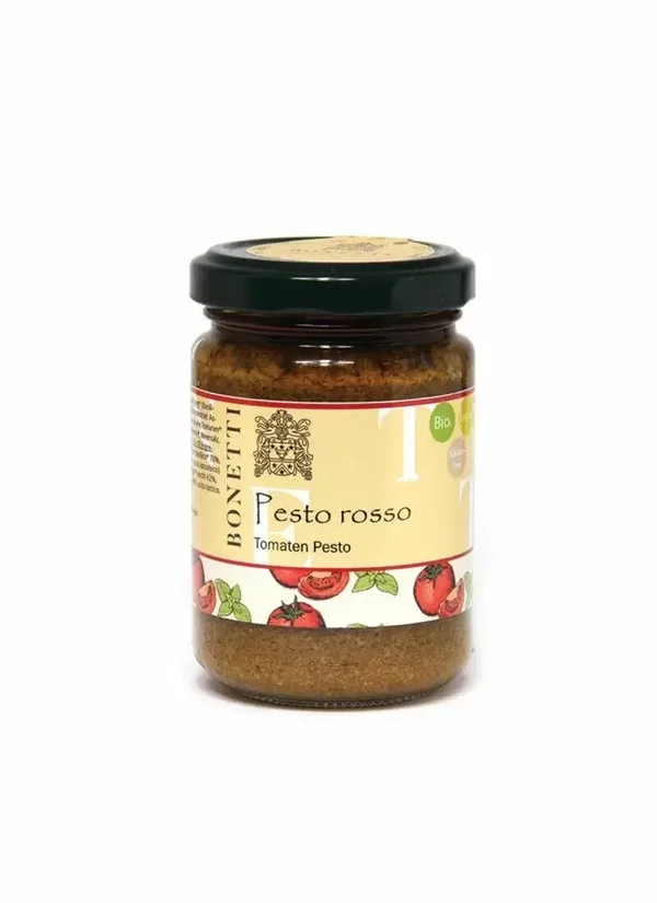 Bio Pesto rosso Tomaten Pesto 130g Vegan Glutenfrei