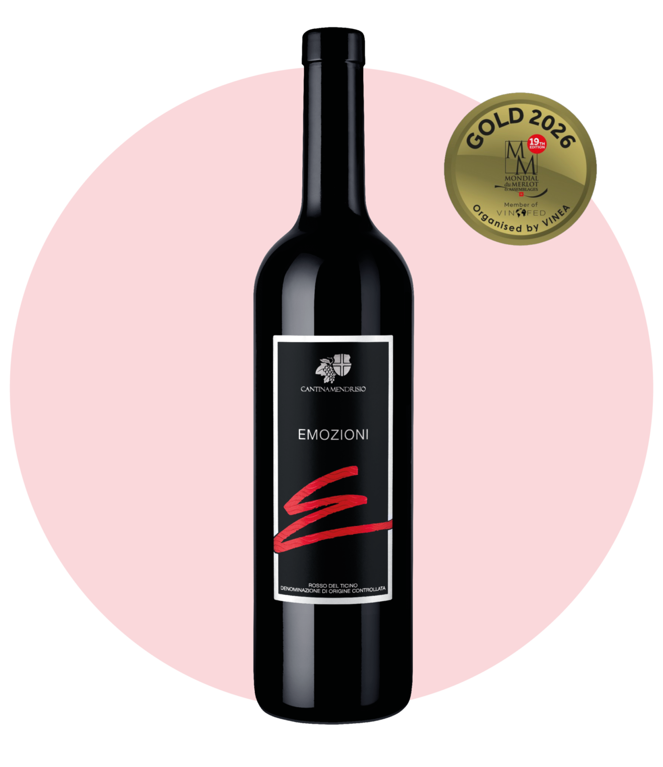 Emozioni Rosso del Ticino DOC 75cl Jahrgang 2022