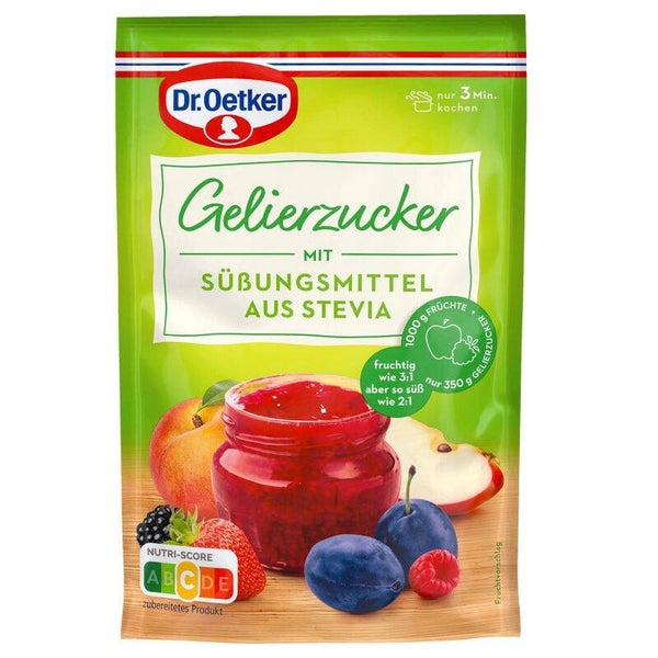 Gelierzucker mit Süssungsmittel aus Stevia 350g
