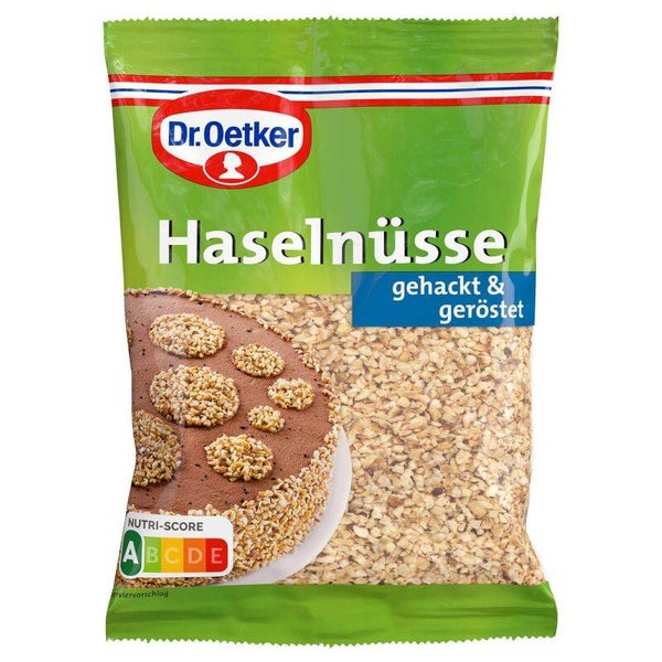 Haselnüsse gehackt+geröstet 100g