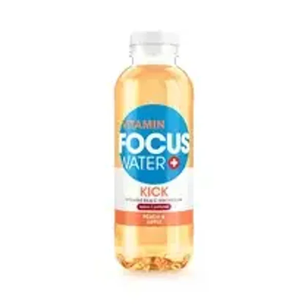 Focuswater KICK Pfirsich+Apfel 6x50cl