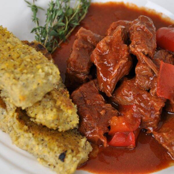 Paprikagulasch (für 2-3 Personen 600g9