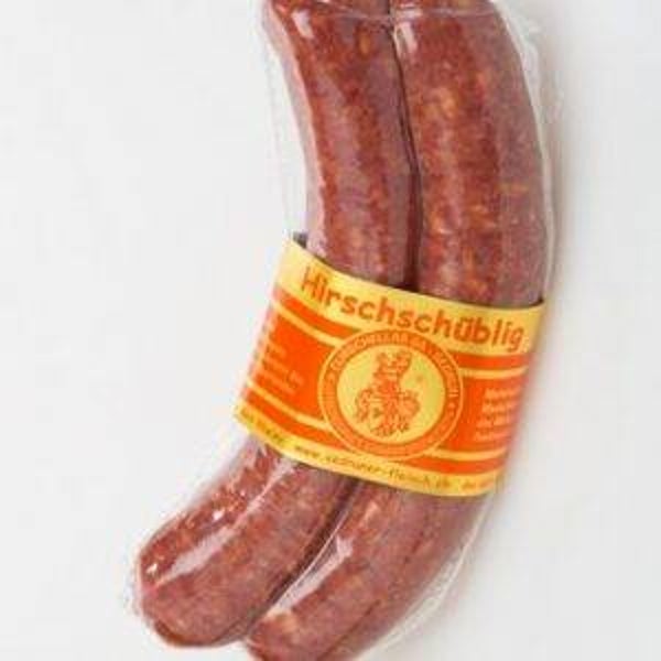 Hirschschüblig- Hirschwurst zum heiss machen (Paar)