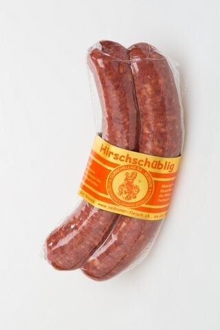 Hirschschüblig-Hirschwurst zum heiss machen Paar
