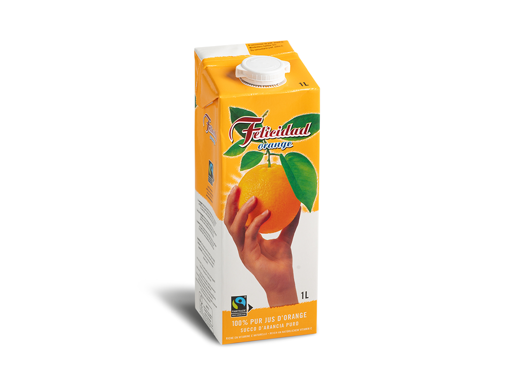 cremo Max Hafelar Orangensaft ohne Zucker 1l