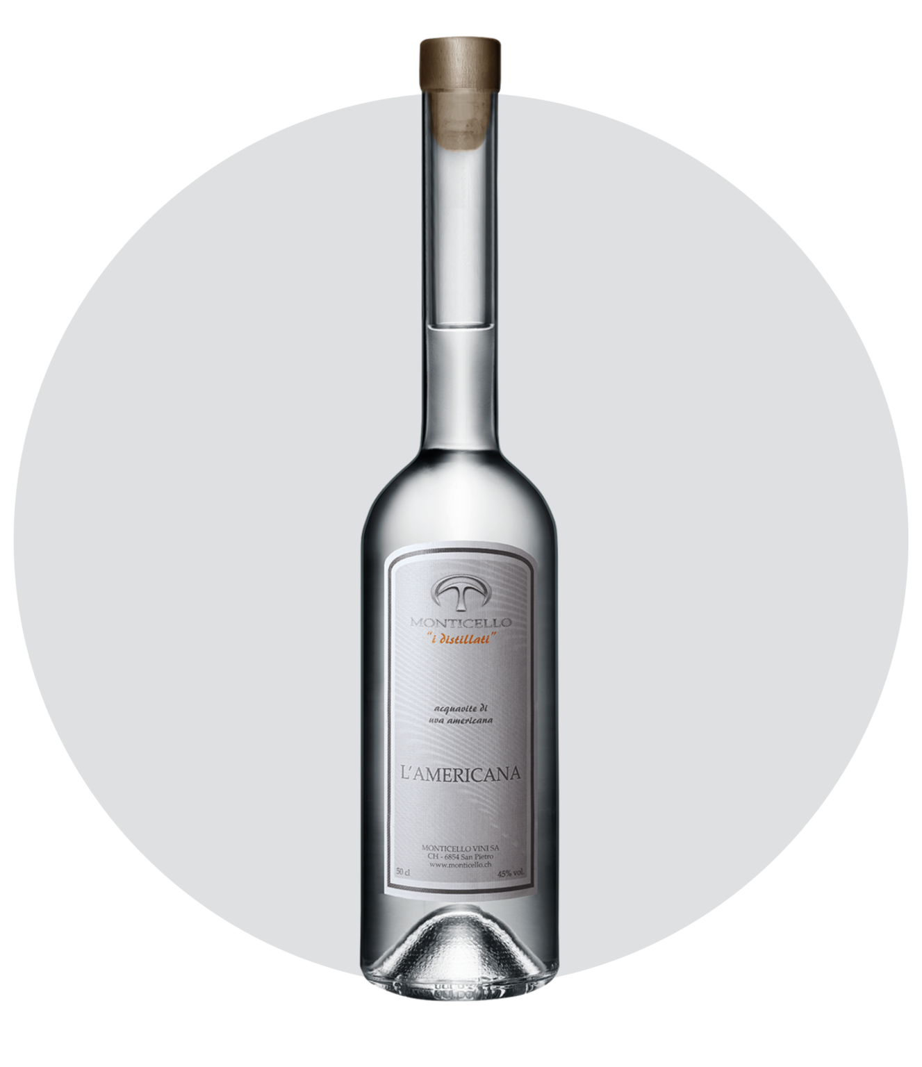 Grappa Nostrana Ticinese 50cl 45%