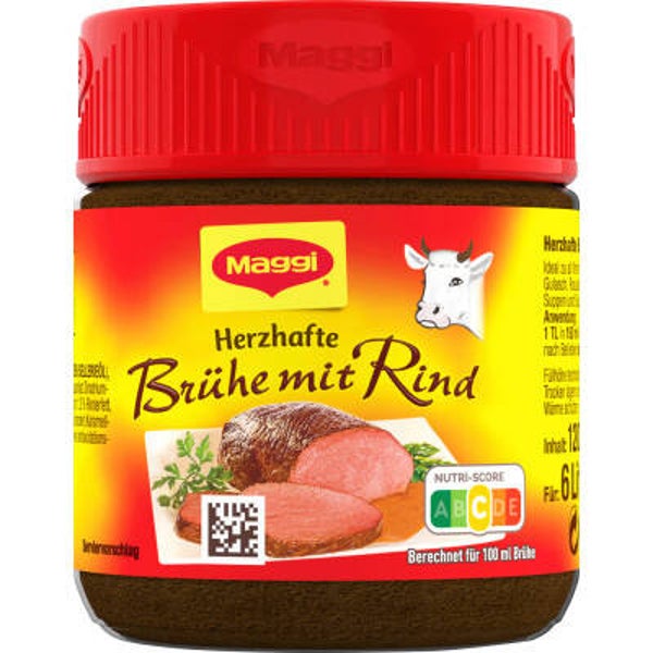 Herzhafte Brühe mit Rind 120g