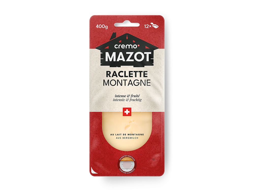 Mazot Raclette Montagne scheiben 400g