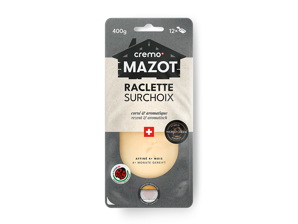 Mazot Raclette Surchoix scheiben 400g