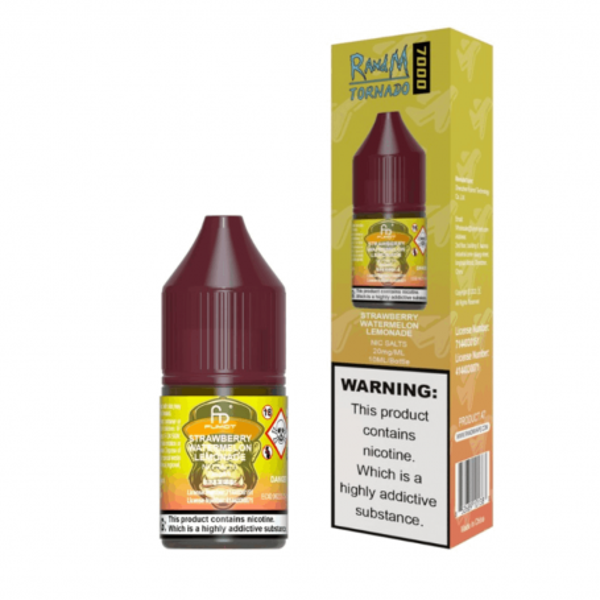 Lot 5  E- Liquide 10 Ml - 2%  Fumot Rand M Toranado