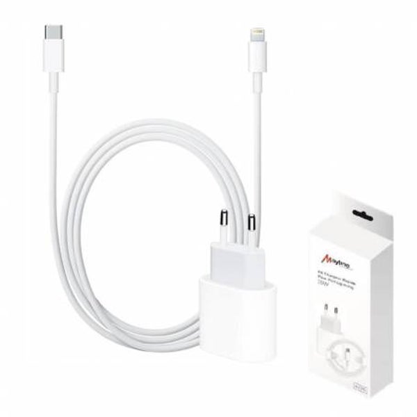 Kit Chargeur Rapide Câble USB-C / Lightning 20W (Mayline)