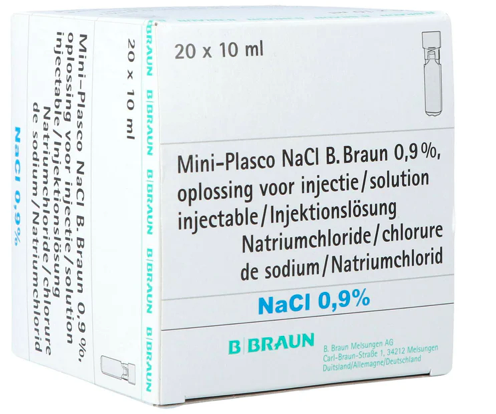 Mini-plasco naco 0,9% 10ml / prijs per stuk