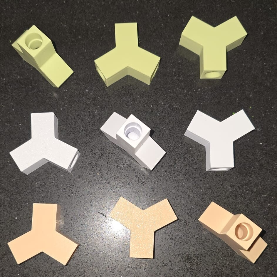 Y-shaped slangconnector wit