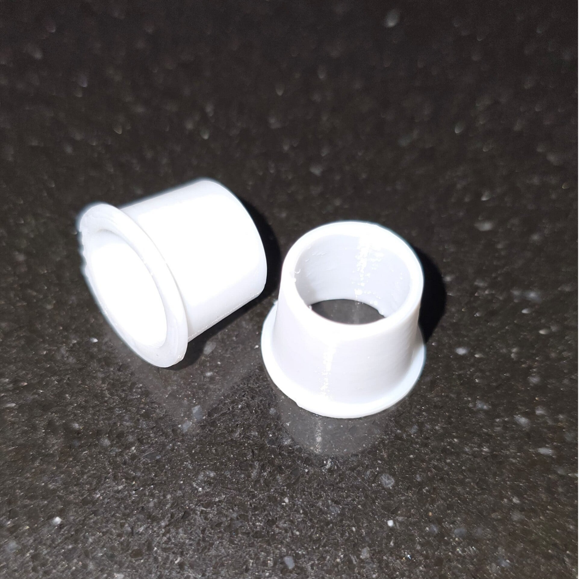 2x TPU reageerbuis connector