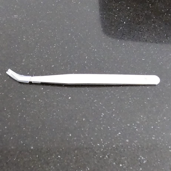 Soft touch pincet met dunne tanden