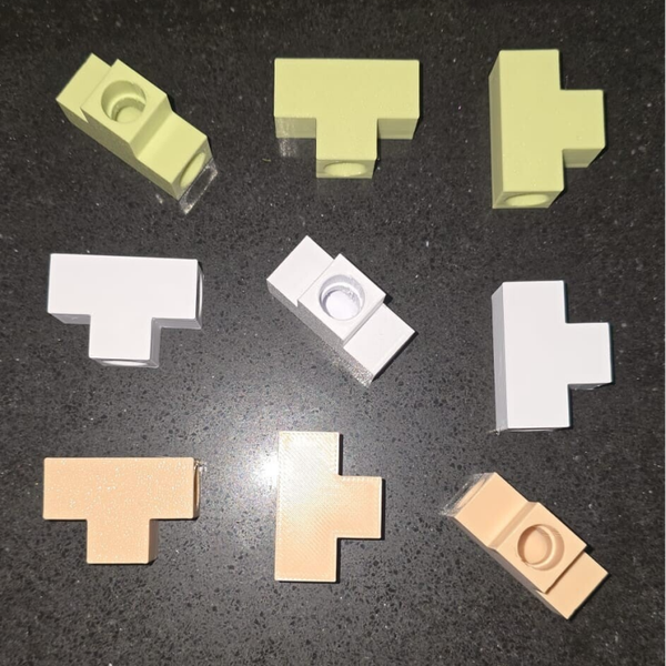 T-shaped slangconnector wit