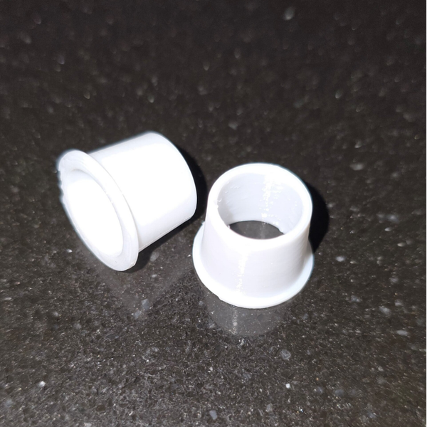 2x TPU reageerbuis connector