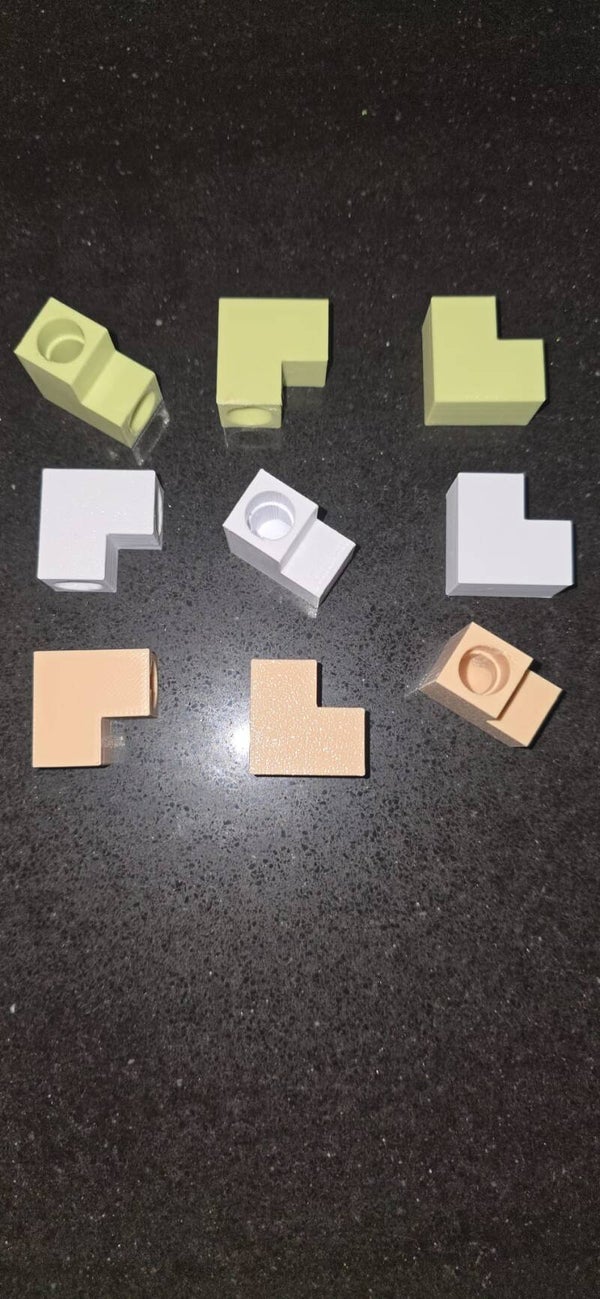 L-shaped slangconnector wit