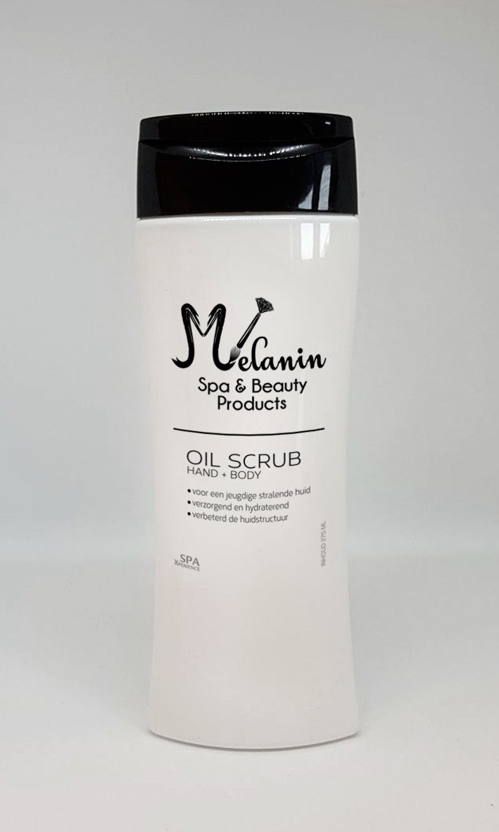 Body + hand scrub oil