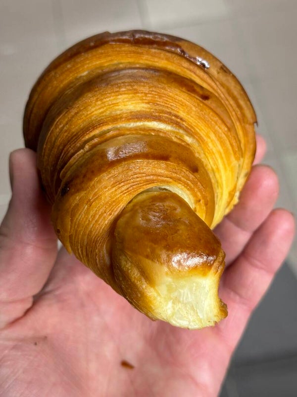 Croissant au beurre,  certifié bio