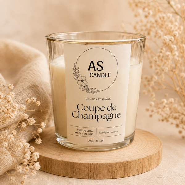 Bougie Coupe de Champagne